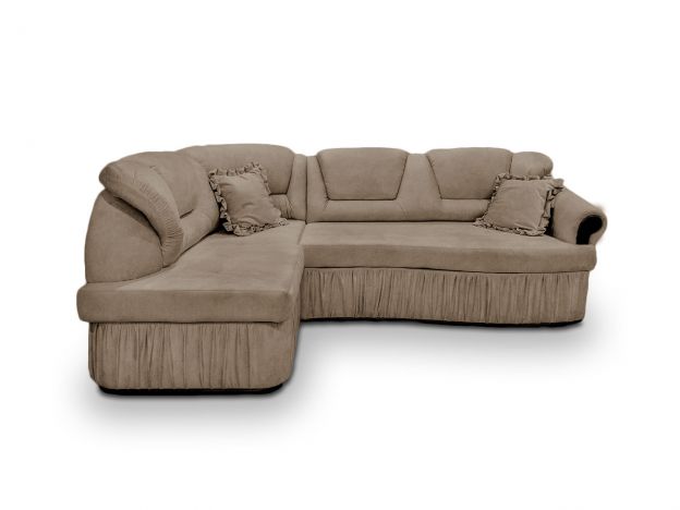 Угловой диван Марго (Шарм) цвет бежевый,коричневый (фото 148099)