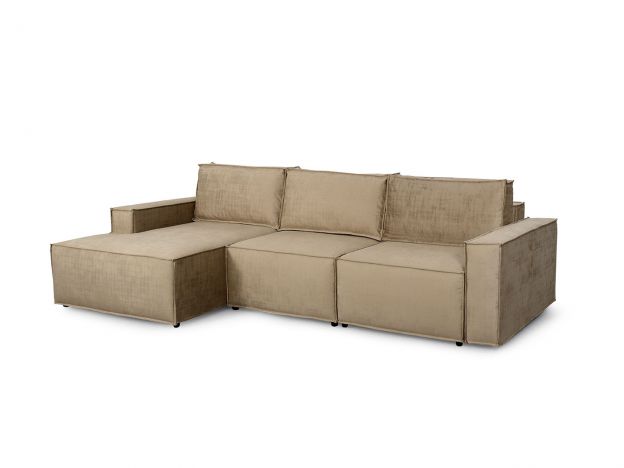Угловой диван Тулон-5 цвет бежевый,коричневый