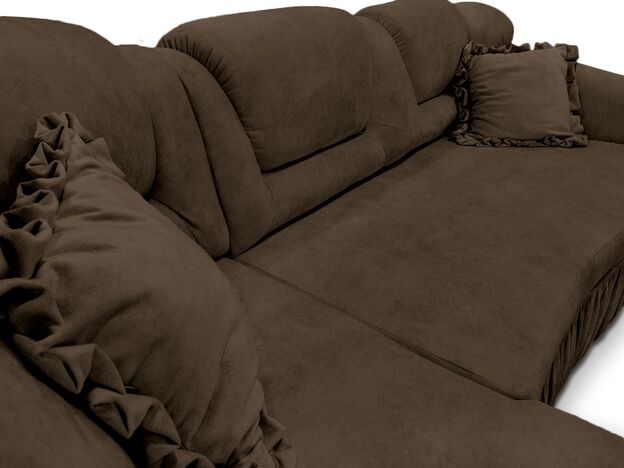 Угловой диван Марго (Шарм) цвет коричневый (фото 200806)