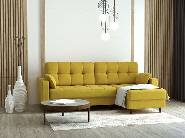 Угловой диван Орлеан цвет желтый (фото 182284)