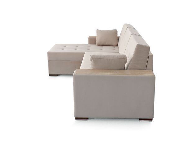 Угловой диван Монако-1 цвет бежевый (фото 169638)