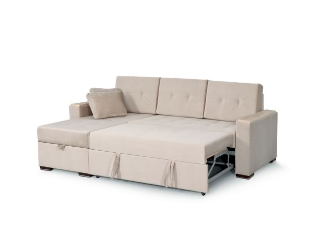 Угловой диван Монако-1 цвет бежевый (фото 169641)