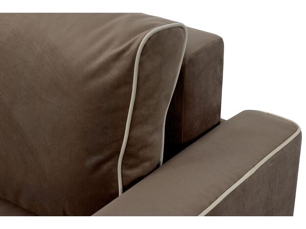 Угловой диван Некст цвет коричневый (фото 169768)
