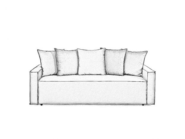 Диван Онтарио цвет синий (фото 169232)