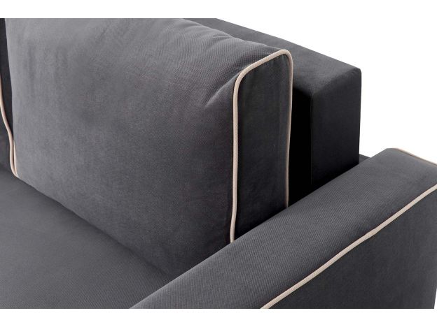 Угловой диван Некст цвет серый (фото 199741)