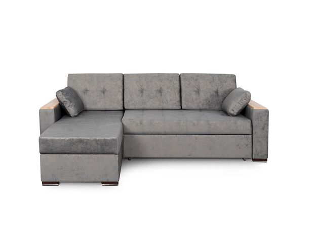 Угловой диван Монако-1 цвет серый (фото 201999)