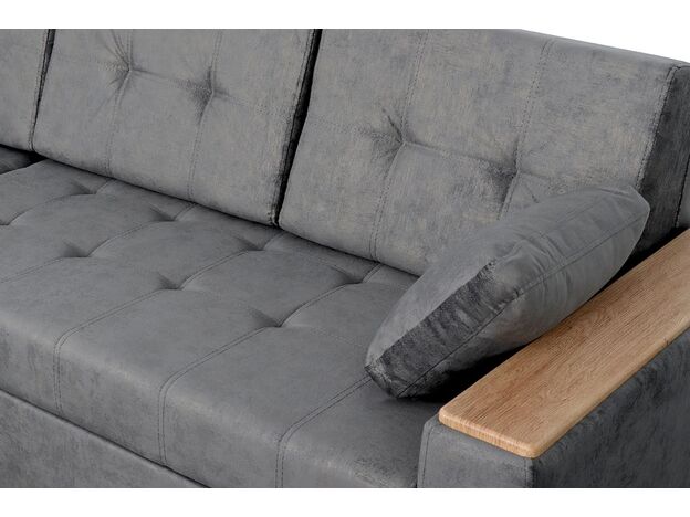 Угловой диван Монако-1 цвет серый (фото 201997)