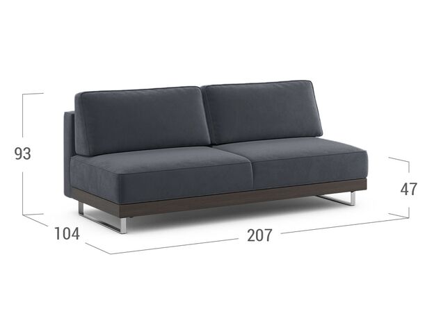 Диван MOON 178 цвет серый (фото 202981) Диван MOON 178 цвет серый (фото 202981)