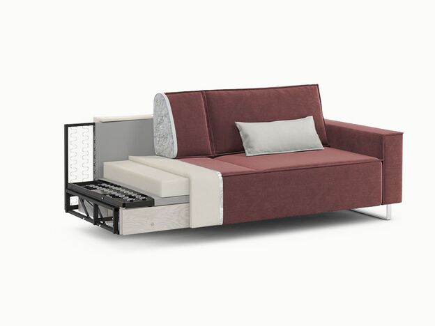 Диван MOON 005 цвет красный,бордовый (фото 204161)