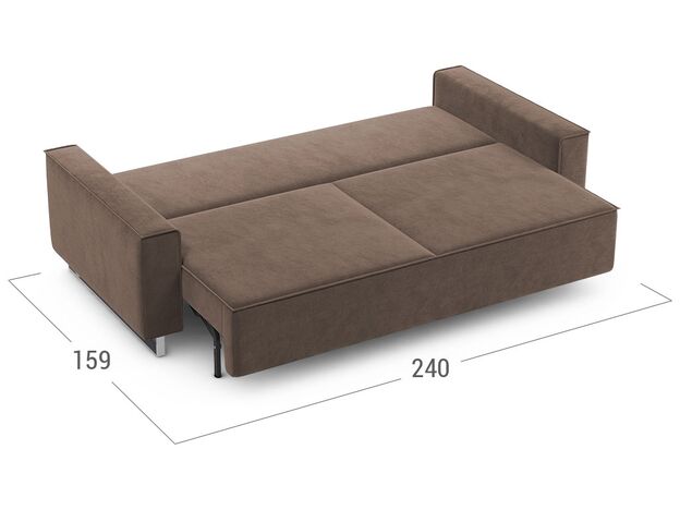 Диван MOON 005 цвет коричневый (фото 204205)