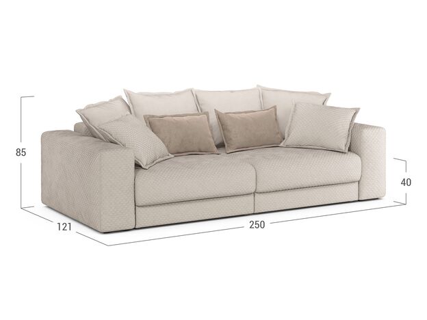 Диван MOON 007 цвет бежевый (фото 203462)