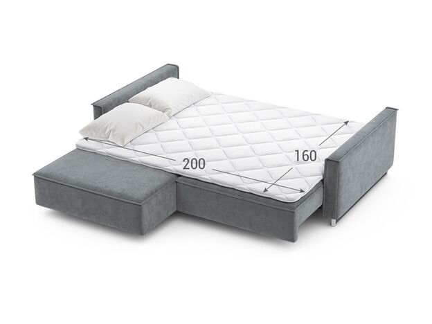 Угловой диван MOON 005 цвет серый (фото 204433)