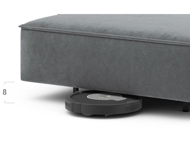 Угловой диван MOON 005 цвет серый (фото 204434)