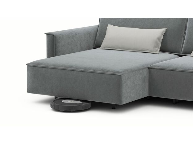 Угловой диван MOON 005 цвет серый (фото 204429)