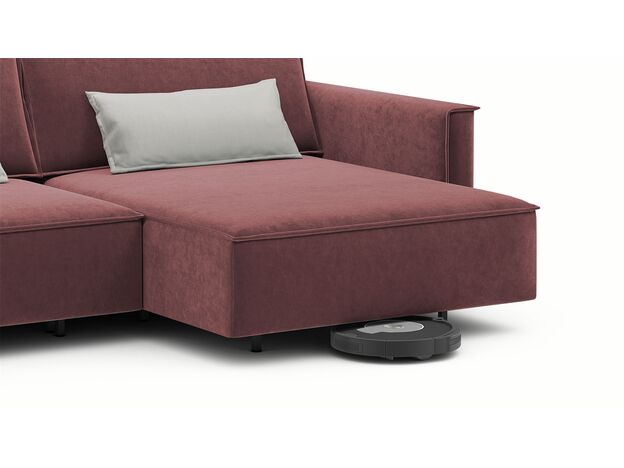 Угловой диван MOON 005 цвет красный,бордовый (фото 204762)