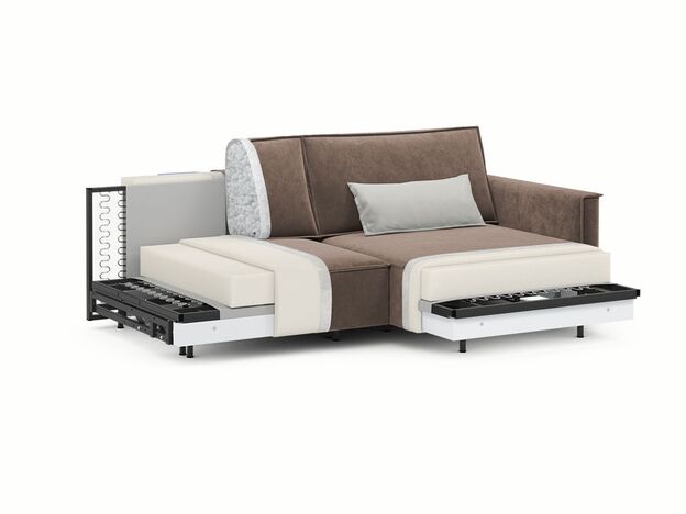 Угловой диван MOON 005 цвет коричневый (фото 204838) Угловой диван MOON 005 цвет коричневый (фото 204838)