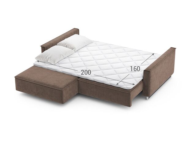 Угловой диван MOON 005 цвет коричневый (фото 204856)