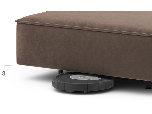 Угловой диван MOON 005 цвет коричневый (фото 204857)