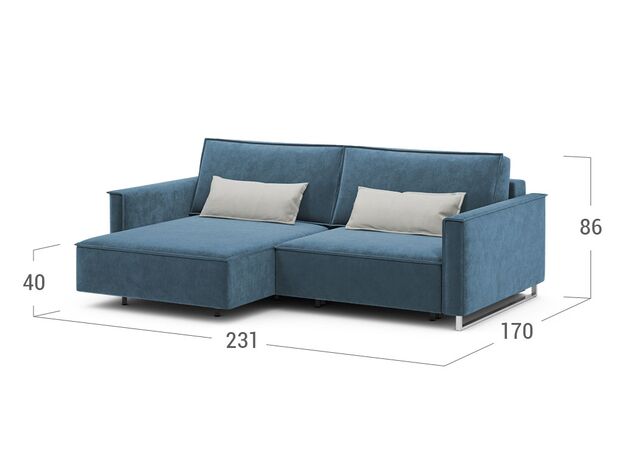 Угловой диван MOON 005 цвет синий,бирюза,голубой (фото 204929) Угловой диван MOON 005 цвет синий,бирюза,голубой (фото 204929)