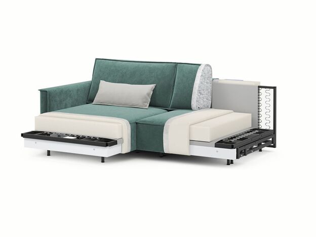 Угловой диван MOON 005 цвет зеленый (фото 205003)