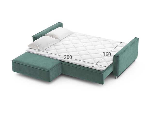 Угловой диван MOON 005 цвет зеленый (фото 205006)