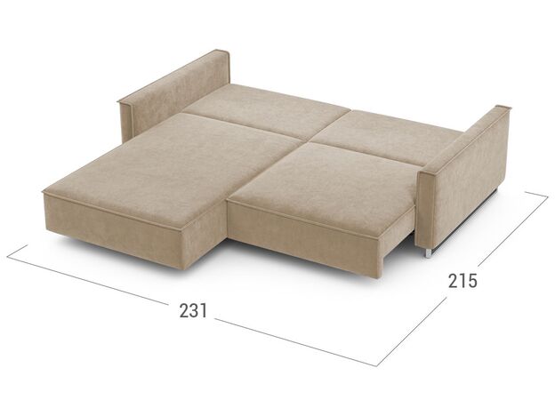 Угловой диван MOON 005 цвет бежевый (фото 205080)