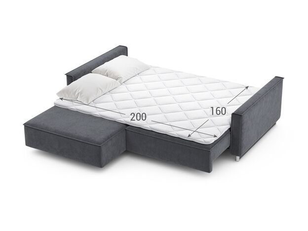 Угловой диван MOON 005 цвет серый (фото 205156)