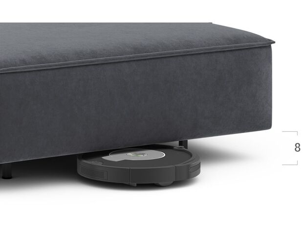 Угловой диван MOON 005 цвет серый (фото 205142)