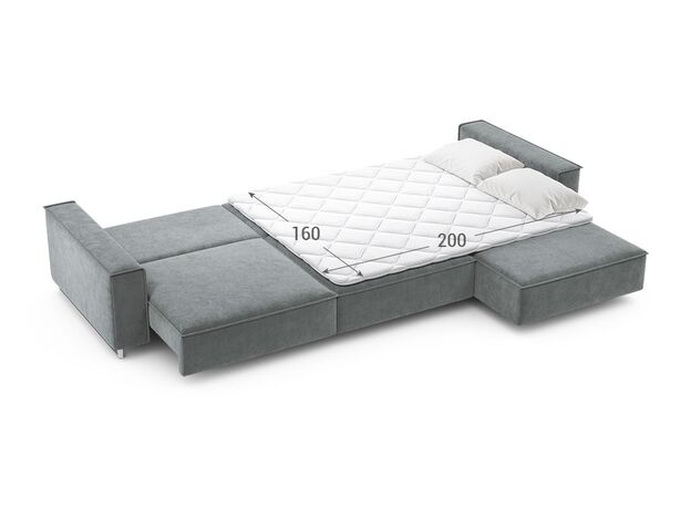 Угловой диван MOON 005 цвет серый (фото 205215)