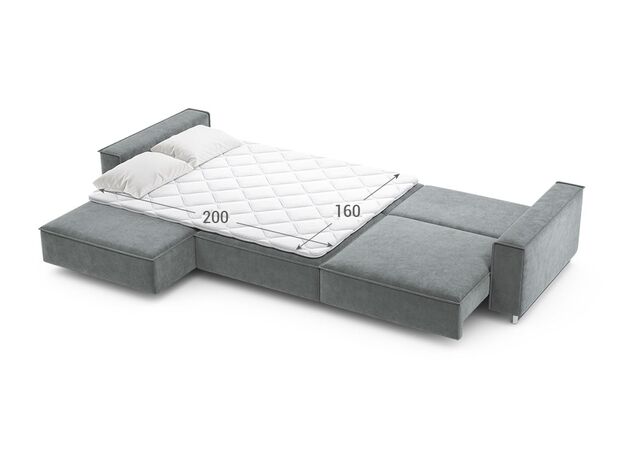 Угловой диван MOON 005 цвет серый (фото 205229)