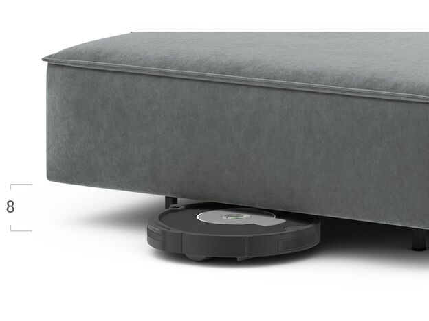 Угловой диван MOON 005 цвет серый (фото 205230)