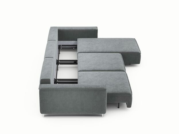 Угловой диван MOON 005 цвет серый (фото 205207)