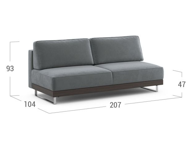 Диван MOON 178 цвет серый (фото 205897) Диван MOON 178 цвет серый (фото 205897)