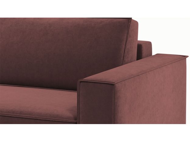 Угловой диван MOON 005 цвет красный,бордовый (фото 205293)