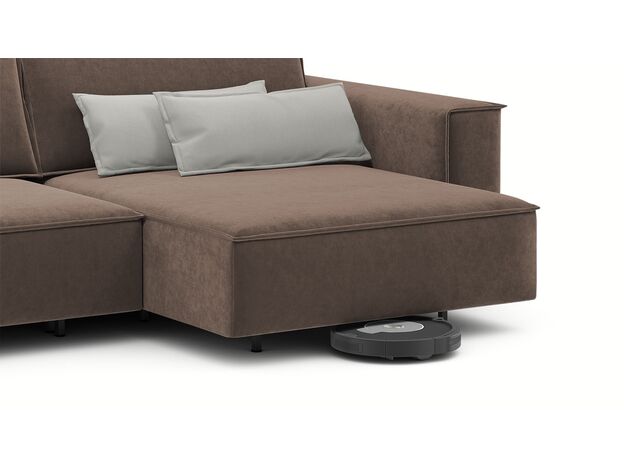Угловой диван MOON 005 цвет коричневый (фото 205352)