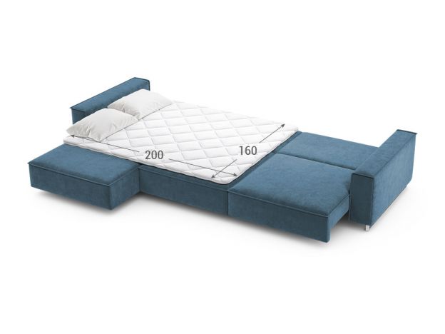 Угловой диван MOON 005 цвет синий,бирюза,голубой (фото 205439)