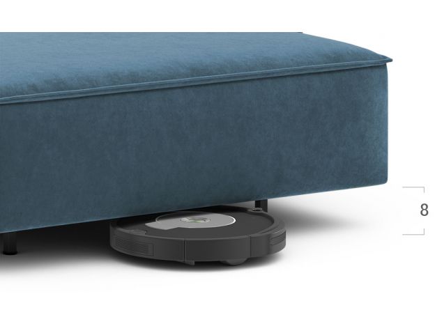 Угловой диван MOON 005 цвет синий,бирюза,голубой (фото 205426)