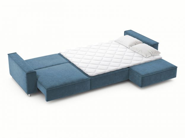 Угловой диван MOON 005 цвет синий,бирюза,голубой (фото 205416)