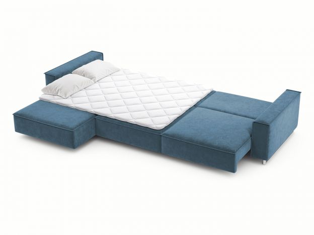 Угловой диван MOON 005 цвет синий,бирюза,голубой (фото 205430)