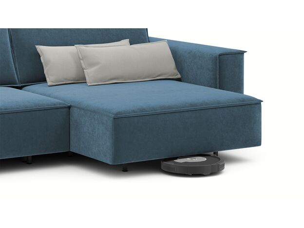 Угловой диван MOON 005 цвет синий,бирюза,голубой (фото 205422)