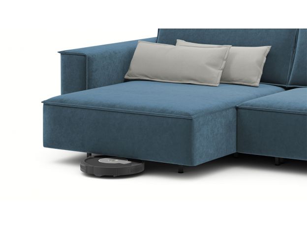 Угловой диван MOON 005 цвет синий,бирюза,голубой (фото 205436)