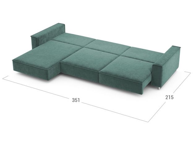 Угловой диван MOON 005 цвет зеленый (фото 205508) Угловой диван MOON 005 цвет зеленый (фото 205508)