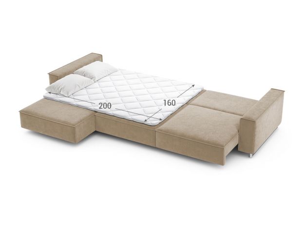 Угловой диван MOON 005 цвет бежевый (фото 205579)