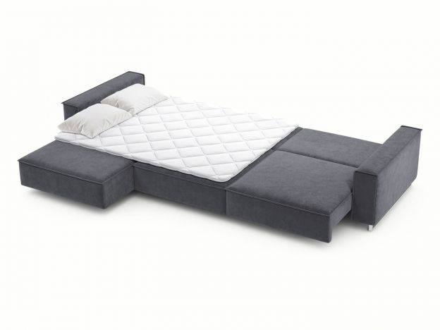 Угловой диван MOON 005 цвет серый (фото 205640)