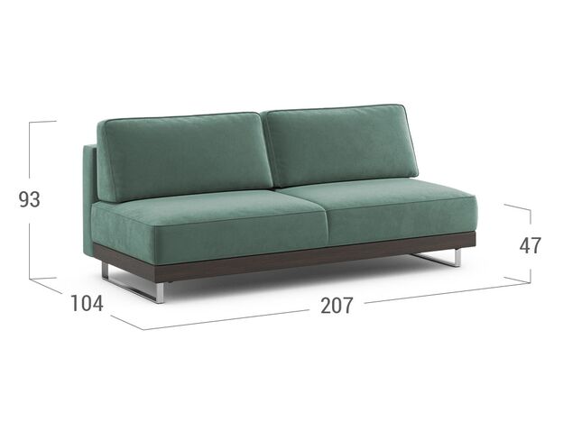 Диван MOON 178 цвет зеленый (фото 205987) Диван MOON 178 цвет зеленый (фото 205987)