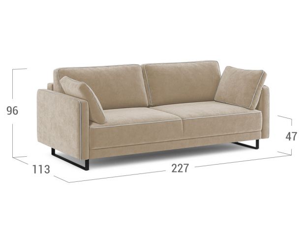 Диван MOON 178 цвет бежевый (фото 206490)