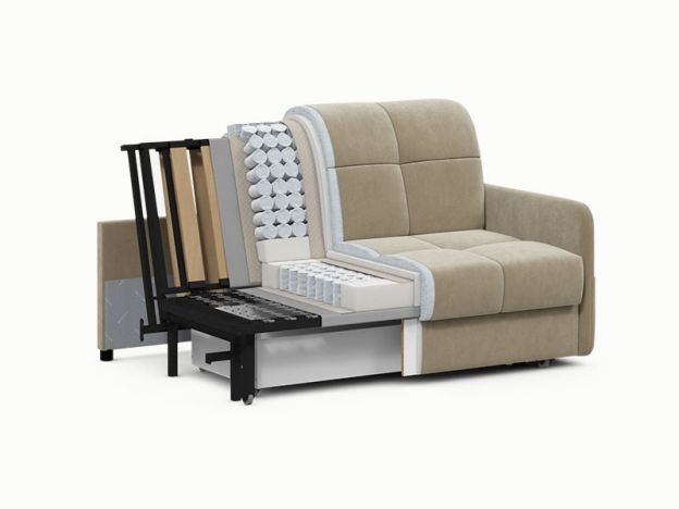 Диван MOON 120 цвет бежевый (фото 196115) Диван MOON 120 цвет бежевый (фото 196115)