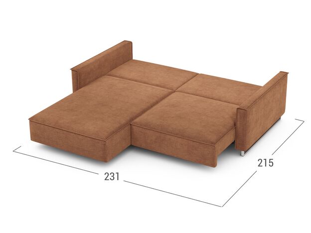 Угловой диван MOON 005 цвет оранжевый,красный (фото 207589) Угловой диван MOON 005 цвет оранжевый,красный (фото 207589)