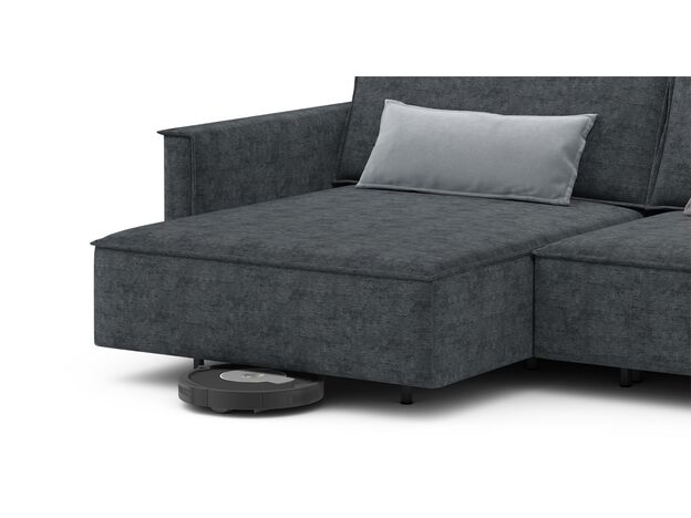 Угловой диван MOON 005 цвет серый (фото 207715)