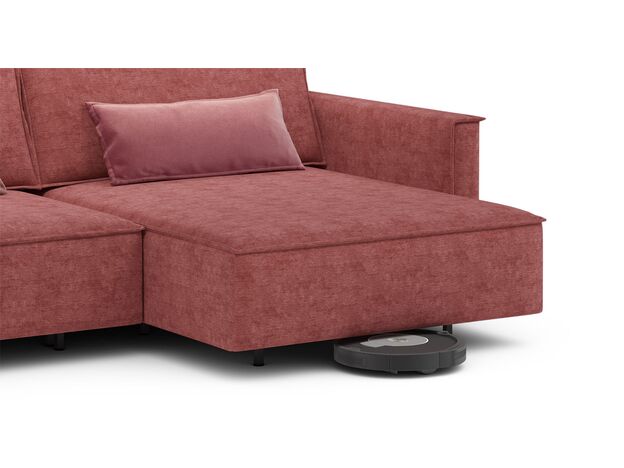 Угловой диван MOON 005 цвет красный (фото 207739)